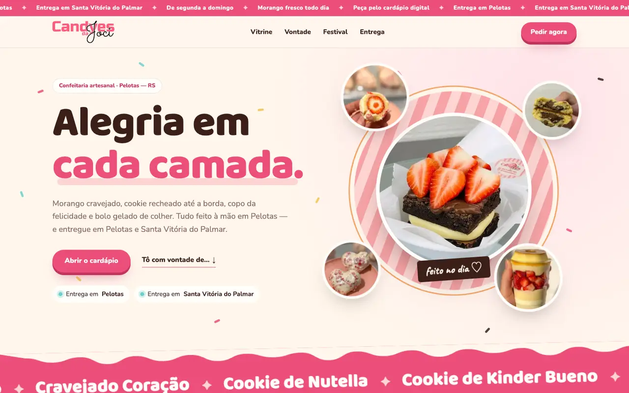 Site da Candyes da Joci